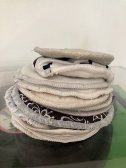 Small Stack Of Reusable Nursing Pads