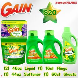 Gain LAUNDRY Detergent Household CLEANING BUNDLE SALE 🔥