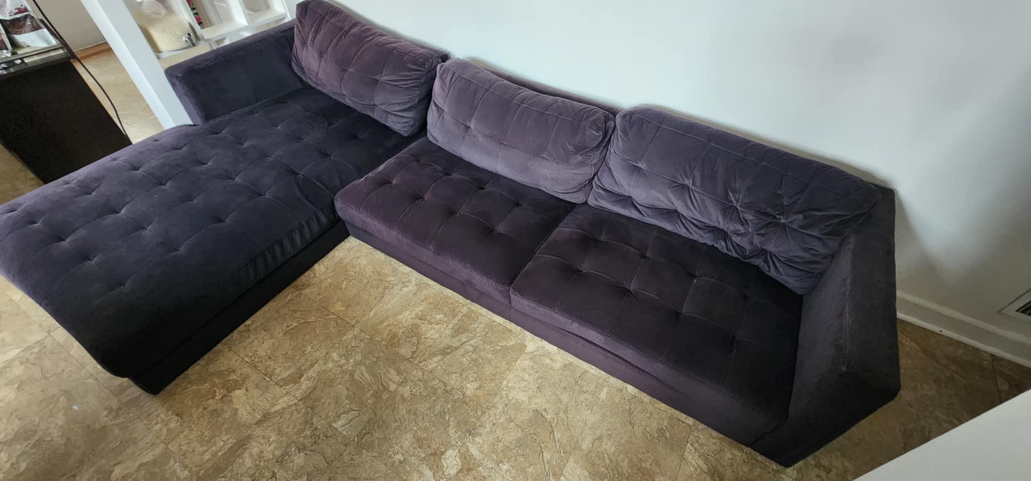 Velvet Couch For Sale!!