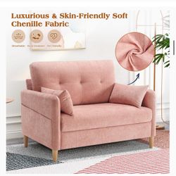 New Pink Small Couch 