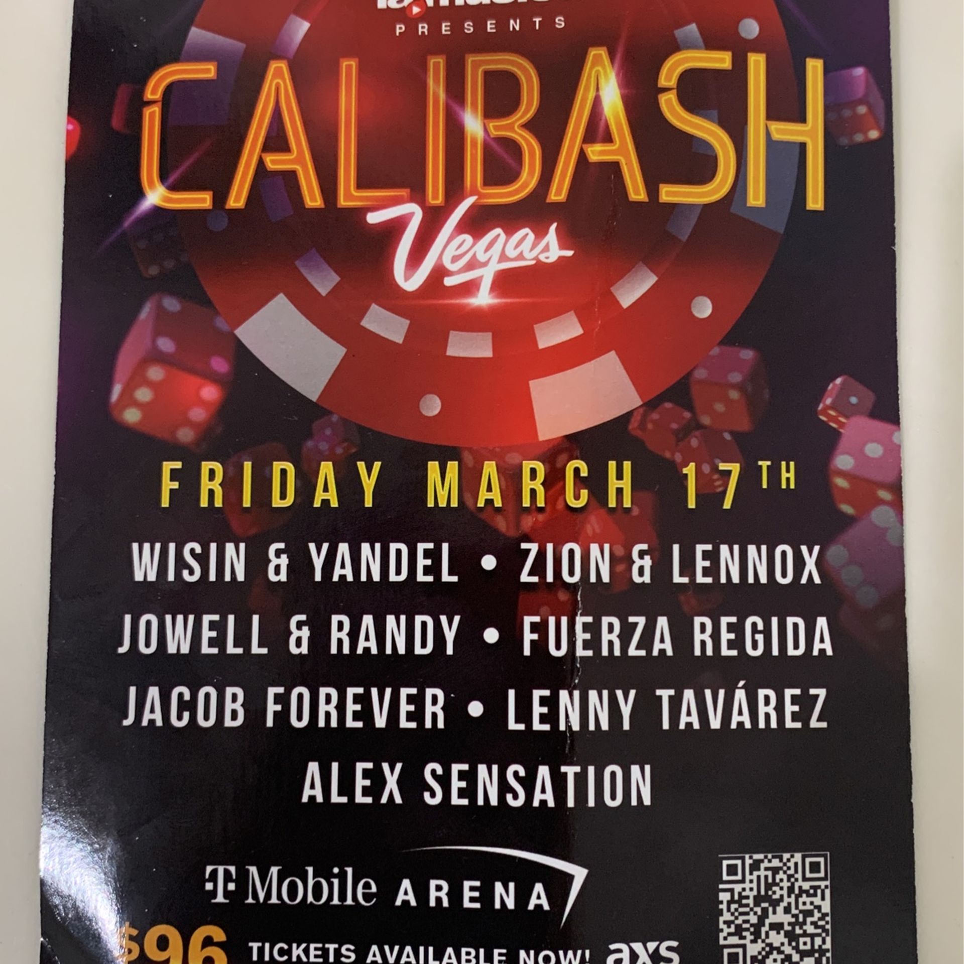 Calibash Ticket