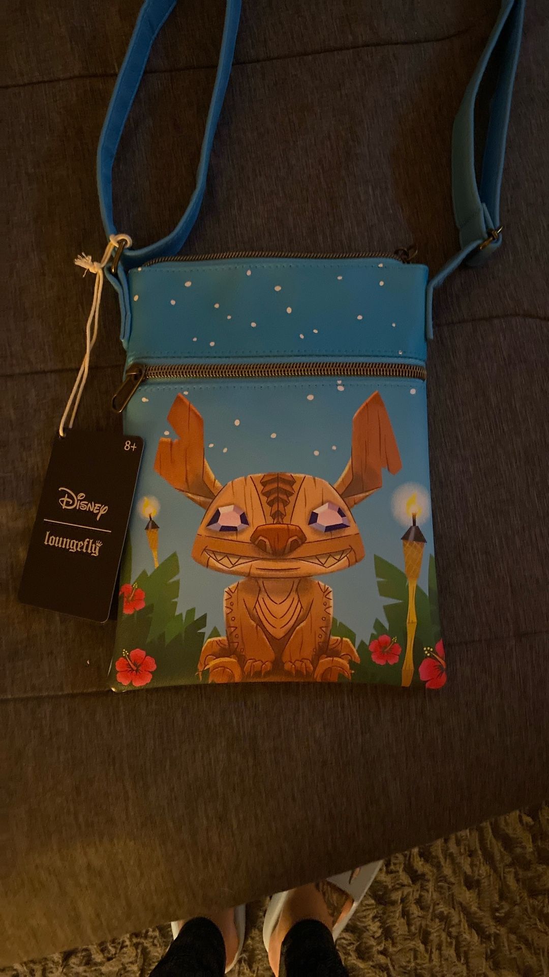 Disney Stitch Passport Bag - NEW
