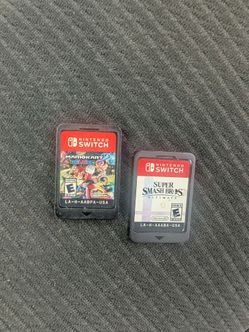 2 GAME'S Super Smash Bros Ultimate  and super Mario kart Deluxe 8