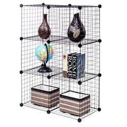 Cube Storage Shelves Metal Wire Free Standing Modular DIY Bookcase Closet Storage NEW (Northridge)