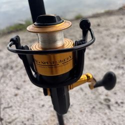  Preowned Penn Spinfisher V 5500 Reel & Preowned Tsunami Gitadel 7FT 15-30Lb Rod 🔥 