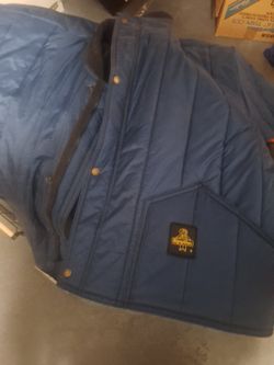 RefrigiWear Cooler Wear Insulated Work Jacket Navy 3XL