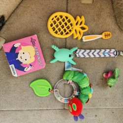 Baby Teethers, Book And Gootensil