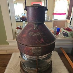 Maritime Ship Lantern Masthead Meteorite  Circa 1800s