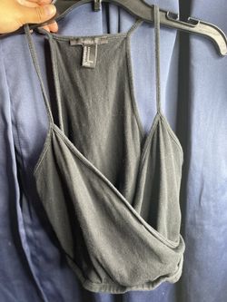 Black crop top