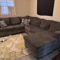 Gray Sectional Couch