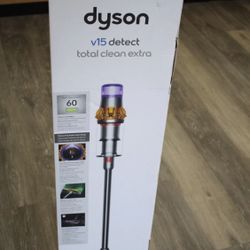 Dyson v15 detect total clean extra vacuum with 10 accessories floor model 