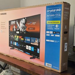 55 Inch Samsung Smart TV 4K UHD DU7(contact info removed) Model New in the package.