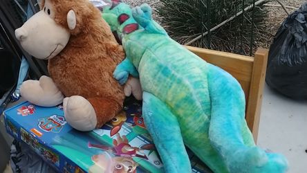 Random stuffed animals