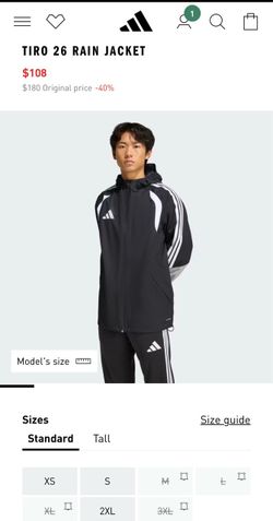 Adidas Tiro 24 Rain Jacket