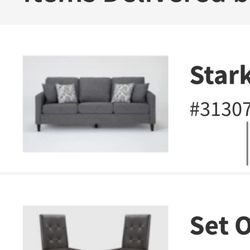 New gray couch