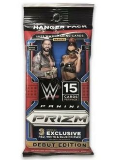 2022 WWE Panini Prizm Debut Edition Trading Cards Hanger Pack (15 Cards Per Pack)