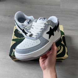 BAPE Sta Grey Black