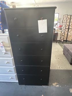 6 Drawers jumbo dresser available in different colors