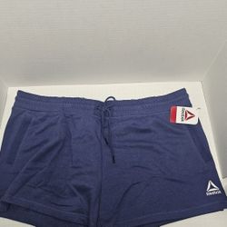 Womens 3XL Reebok Deep Cobalt Renew Fit Shorts 