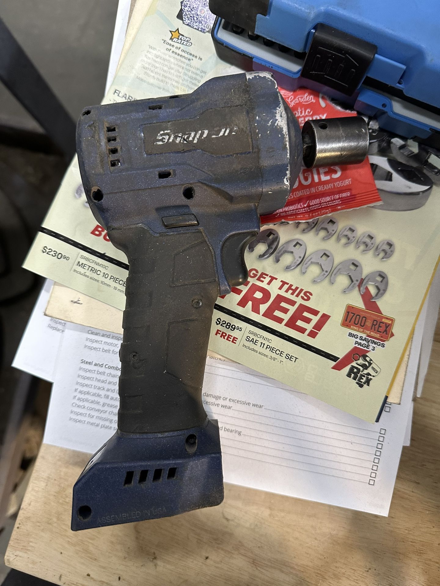 Snap On 3/8” Stubby Impact Wrench