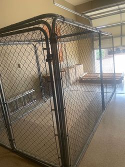 3 sided Chain Link Fence  Frame /run with Gate