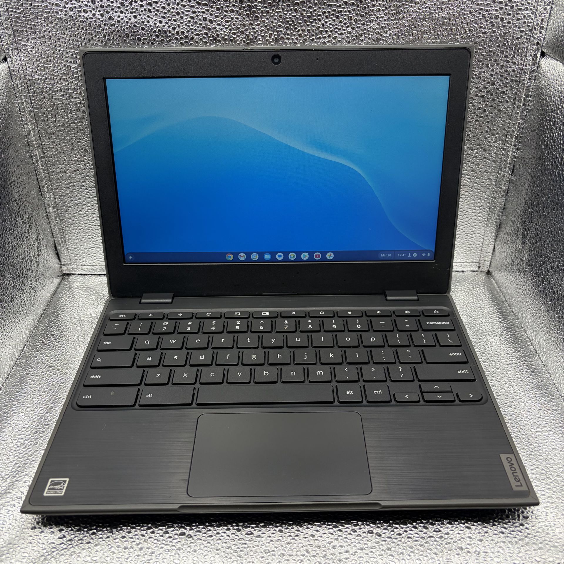 Lenovo 100e Chromebook 2nd Gen MTK Black Laptop, TESTED & WORKING!