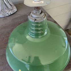Vintage Porcelain Lamp, Rewired 