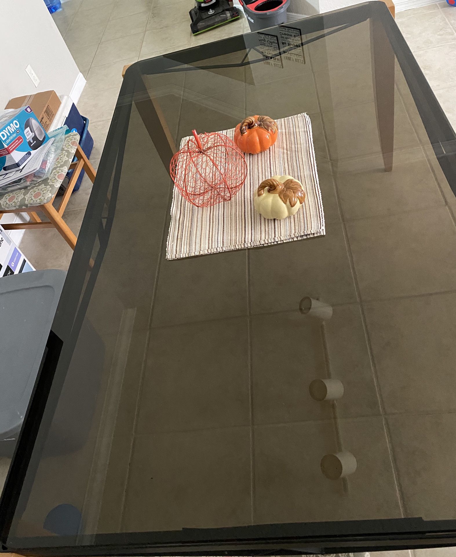 Glass kitchen table for sale
