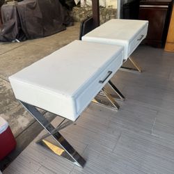 Pair Nightstands 