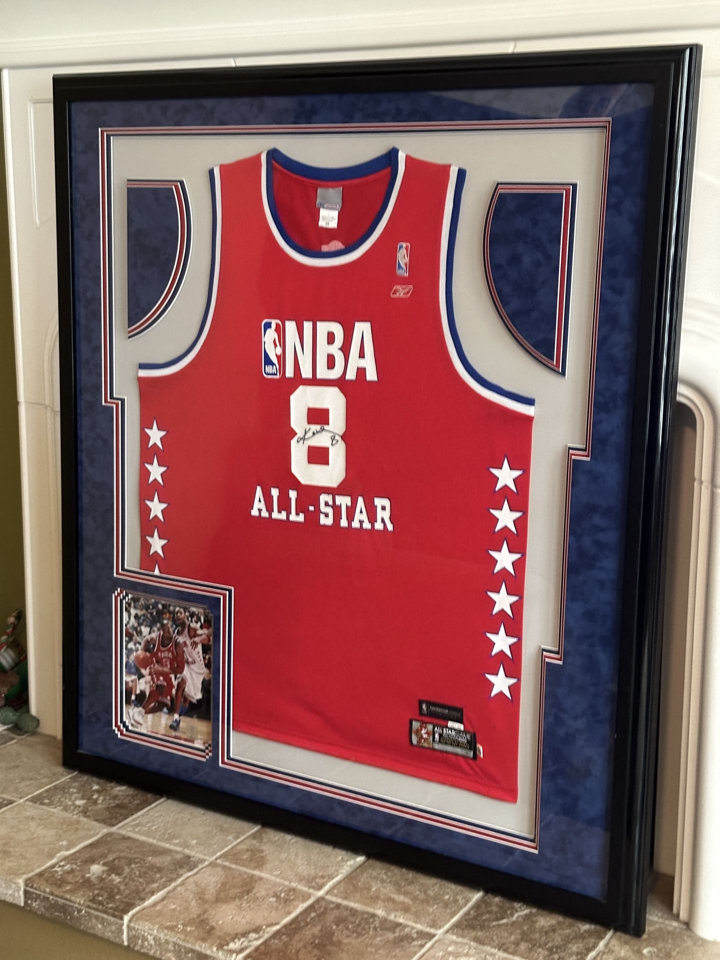 Vintage Kobe Bryant 2003 All Star Game Jersey Signed With COA