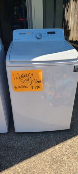Washer and dryer