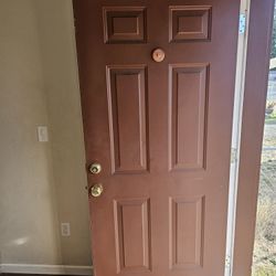Use Steel Door, Includes Door Frame And Lock 