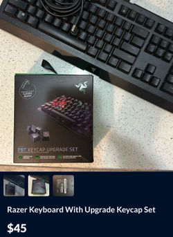 Razer keyboard + key upgrade set