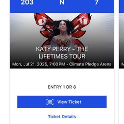 Katy Perry Concert Tickets