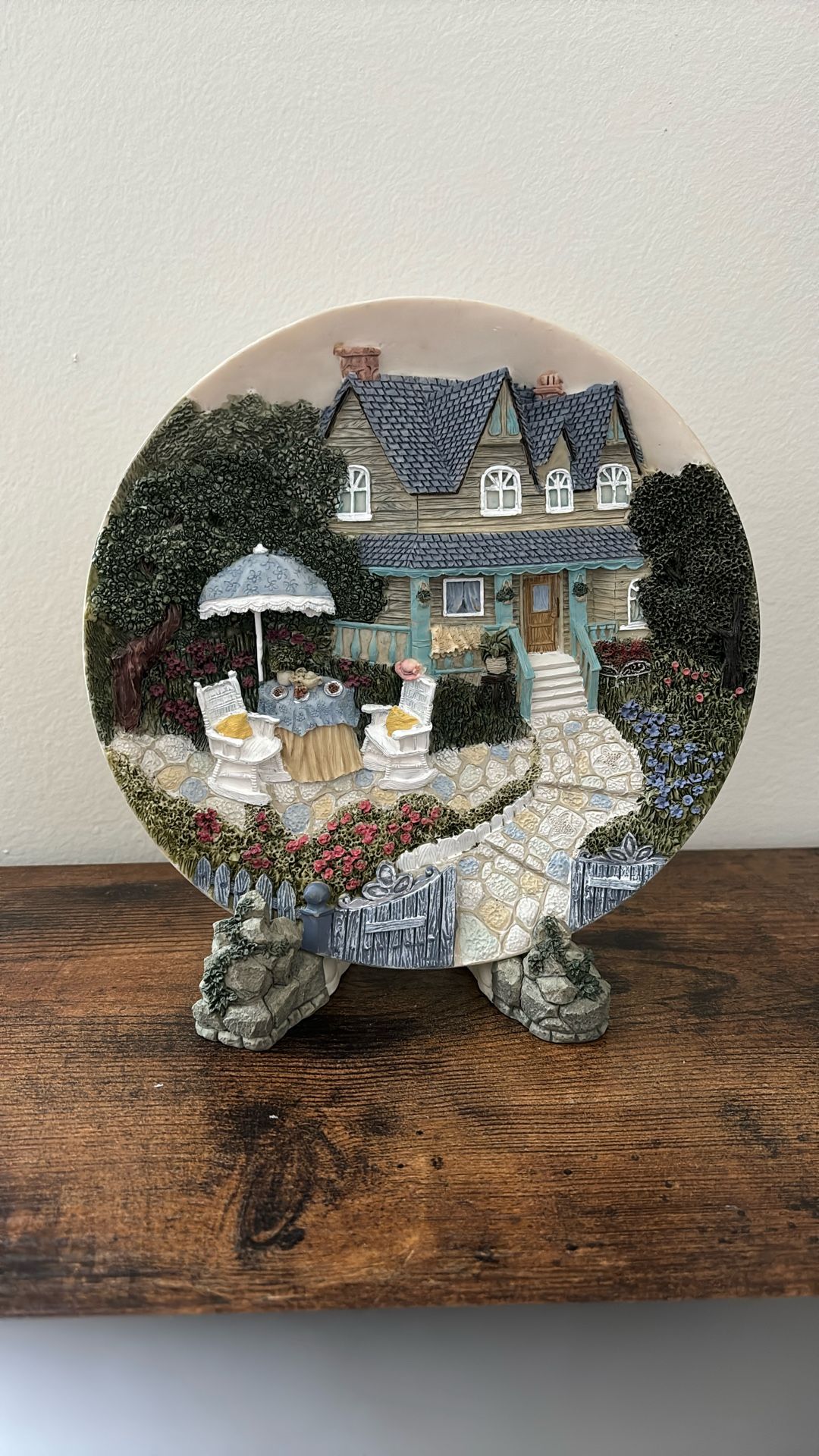 3D Art Decor Plate With Stand