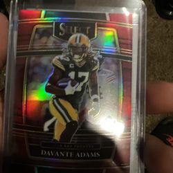 Davante Adams Red #’d To 149