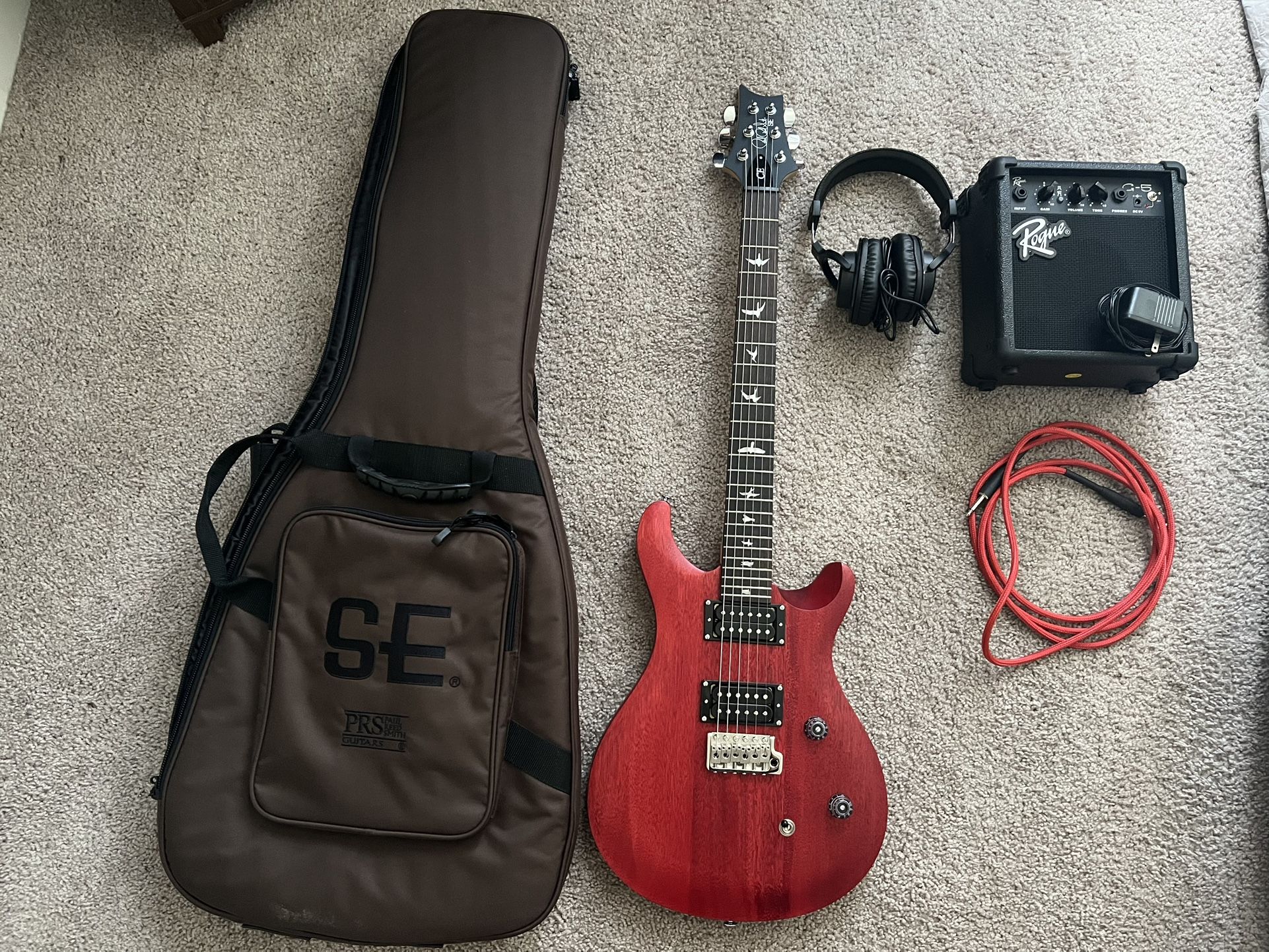 PRS SE CE24 Cherry Red Guitar (Brand New)