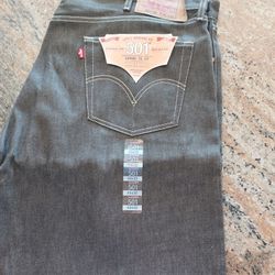 Black/Grey 501 Levis