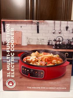 Chef's Counter 3L Multi-Function Electric Cooker
