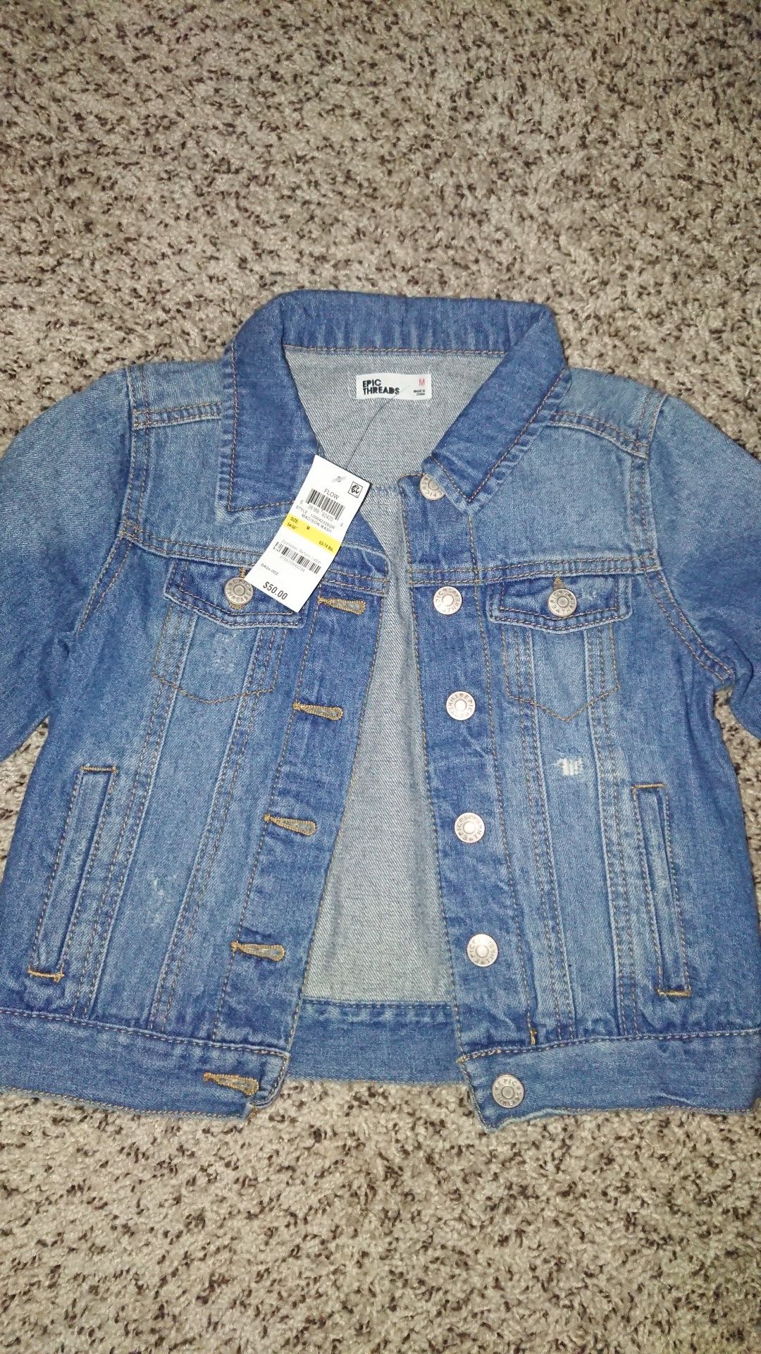 Kids jean jacket ($50 retail)