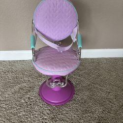 Salon Chair For 18 Inch Doll