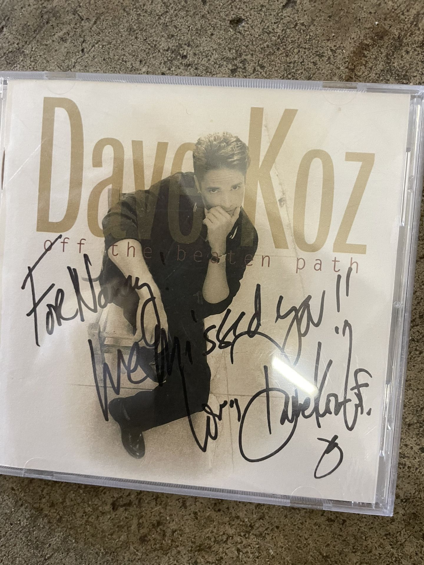 Dave Koz Autographed CD