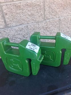 John Deere(2) Original Equipment 42lb. Front Weight