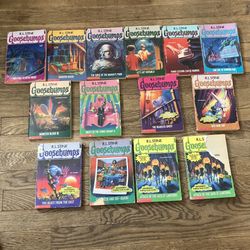 (14) Vintage Goosebumps RL Stine Book Collection 90’s Rare Lot Bundle Fourteen