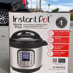 New Instant Pot Nova Plus