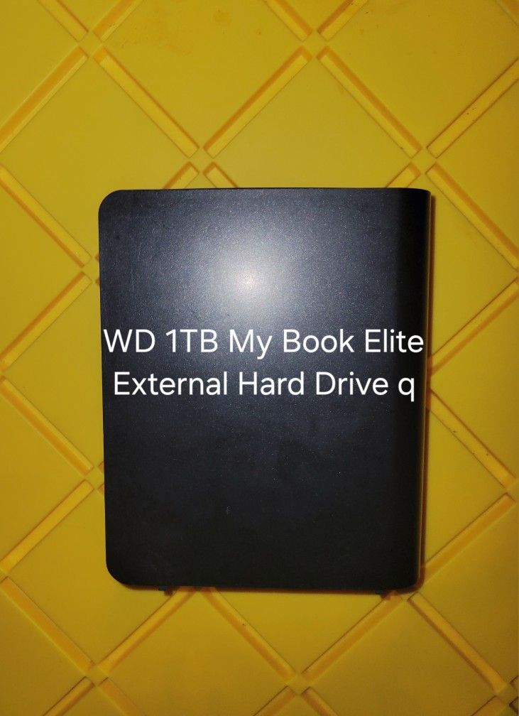 WD 1TB My Book Elite External Hard Drive q