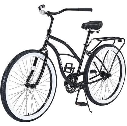 New Assembled ZUKKA 26 Inch Beach Cruiser Bike - Single Speed Cruiser with Coaster Brake