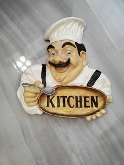 Kitchen Chef  Wall Decor
