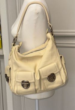 VINTAGE Marc Jacobs Multi-Pocket Blake Hobo Bag - Ivory/ Cream - Lorelai Gilmore