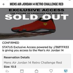 Jordan 14 Retro Ferrari (2025) Size 10.5m Brand New 💯 Authentic